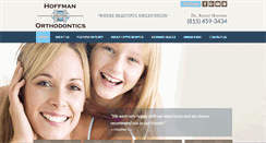 Desktop Screenshot of hoffmanorthodontics.com